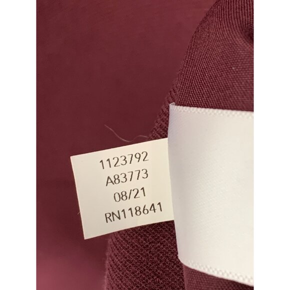 Lane Bryant Womens Blazer Burgundy Heavyweight Knit Size 24W RDD10670 - Picture 10 of 10